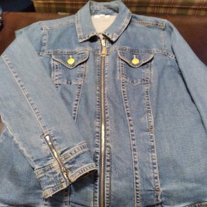 ~DressBarn Women's Denim Stretch Jacket, sz. 14/16~